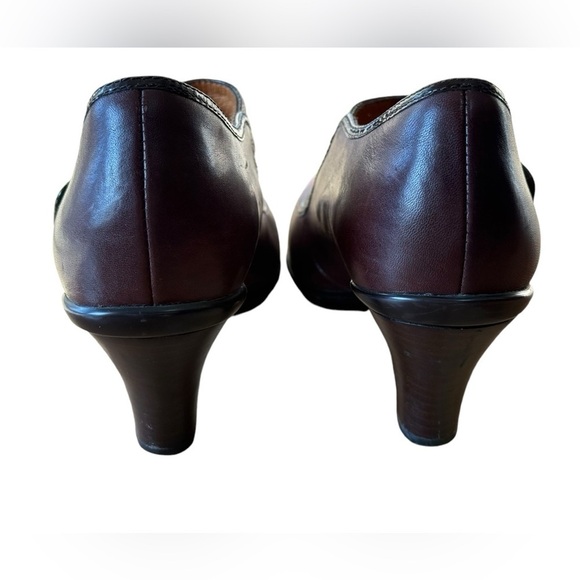 Sofft Women's Carma Mary Jane Pump Sz 8 Chocolate Brown Leather Block Heel Comfy - Picture 3 of 9
